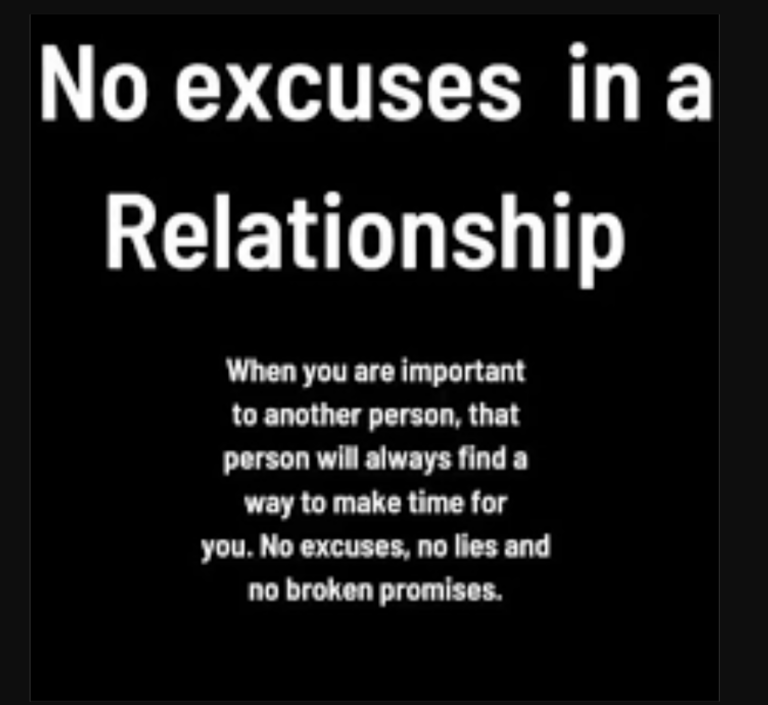 An image of the relationship excuses quotes