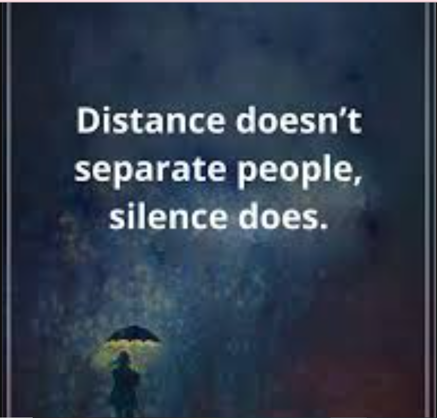 An image showing Quotes about silence in a relationship