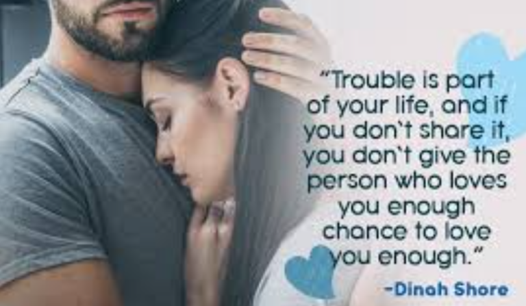 An image of the trouble relationship quotes